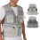 Gilet Militare MultiPocket Mesh XL Grigio Francese 13