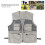 Gilet Militare MultiPocket Mesh XL Grigio Francese 6