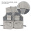 Gilet Militare MultiPocket Mesh XL Grigio Francese 4