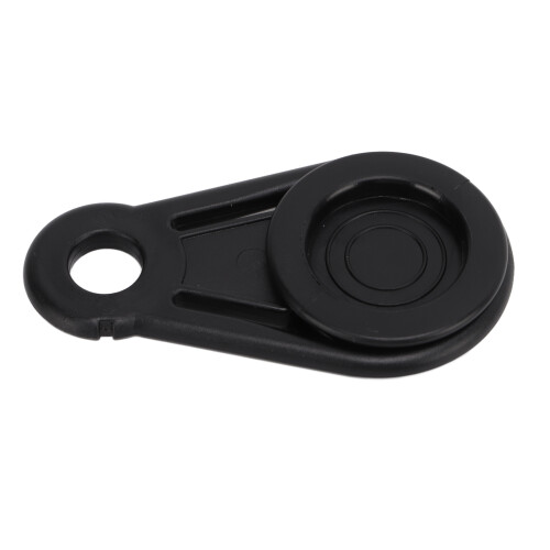 10 pezzi clip per tende in plastica 8447,3 mm nero 2