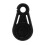 10 pezzi clip per tende in plastica 8447,3 mm nero 15
