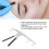 Règle à sourcils en acier inoxydable 3-points portable 7