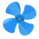 XR-149 10 pezzi 80 mm 4 pale Elica Blu ABS 10