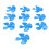 XR-149 10 pezzi 80 mm 4 pale Elica Blu ABS 16