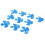 XR-149 10 pezzi 80 mm 4 pale Elica Blu ABS 1