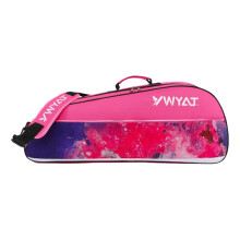Sports Badminton Shoulder Bag for 2 Racquets, Multifunctional Backpack, Pink 73x18x30cm, Ideal for All Racquet Sports