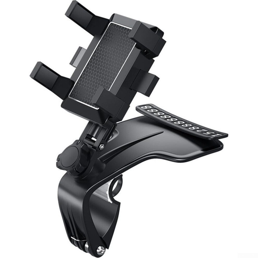 Vehicle Cell Phone Holder With Spring Clip For Smartphones, Stability, Easy Installation, Universal Compatibility 6482260747477