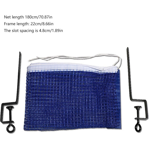 Professional Table Tennis Net Replacement with Adjustable Bracket for Ping Pong Training - Durable Practice Net 1.8m Size 1