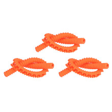 3 Stück Ofenregalabdeckung aus Silikon, hitzebeständig, Ofenschutz für Mikrowelle, orange