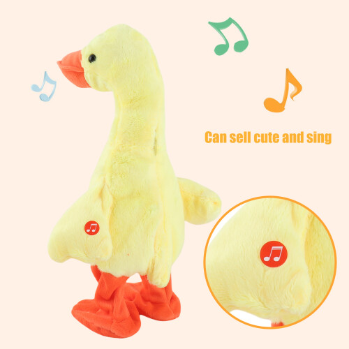Talking Singing Walking Plush Duck Toy for Kids 3+ 2