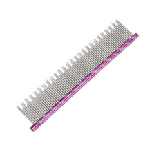 Pettine per gatti Open Knot in acciaio inossidabile viola 16  3,3 cm
