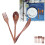 3Set Tableware Wooden Fork Spoon Knife Kit Kitchen 9
