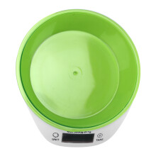 Haustier-Futterwaage Schüssel Katze Hund Digital Küche Futterwaage Schüssel für Tiernahrung Backen Kochen Grün