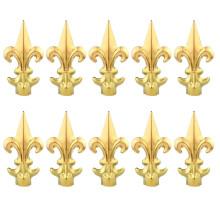 10 Pack Stainless Steel Roman Fence Post Caps for Wrought Iron Metal Gate Weatherproof Decorative Garden Lawn Fence Cover