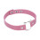 Choker en cuir PU ajustable rose 39,5 cm 3