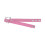 Choker en cuir PU ajustable rose 39,5 cm 15
