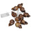 Luce a stringa LED teschio 10 LED calda 1,5 m 7x4 cm 2x AA 2