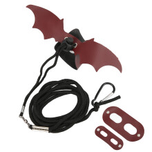 Adjustable Leather Reptile Harness & Traction Rope for Lizards, Ferrets, Guinea Pigs