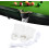 6 Piece Cotton Pool Table Drop Bag Net Set for Cue Accessories and Balls - Durable Billiard Storage Solution 4