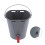 8L Plastic Feeder Bucket with Nipples Check Valves 10