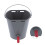 8L Plastic Feeder Bucket with Nipples Check Valves 9