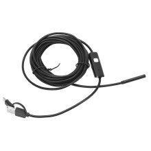 AN100-5.5 5,5 mm Flexibles Kabel 3-in-1 Endoskop für Android-Handys Boreskop Rohrleitungs- und Automobilinspektion 3,5 m