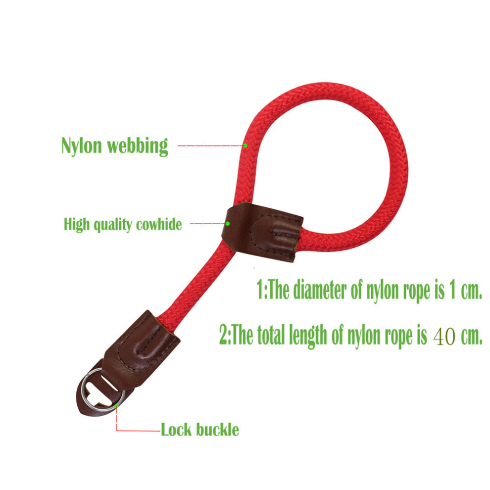 Adjustable Nylon Pu Camera Hand & Wrist Strap Â 6.3 Inches, Multiple Colors 4621343221011