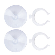 Aquarium-Schlauchbefestigung mit Saugnapf, starker Saugnapf mit Clips, 25-34 mm
