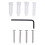 Slippers Rack Grey Wall Mounted Hanging Shoe 14