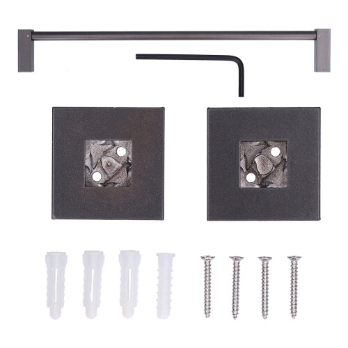 Slippers Rack Grey Wall Mounted Hanging Shoe