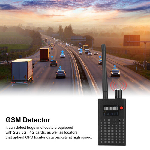 G-318 Noir 800mAh Détecteur de signal RF compact 2