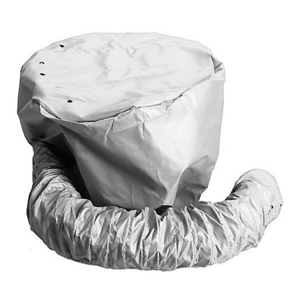 Silver Hair Dryer Bonnet Hood Adjust Lanyard Hairdryer