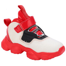 Kinder Sports-Sneaker Laufschuhe Atmungsaktive Sportschuhe Jungen Freizeit Schuhe für Herbst Weiß 36