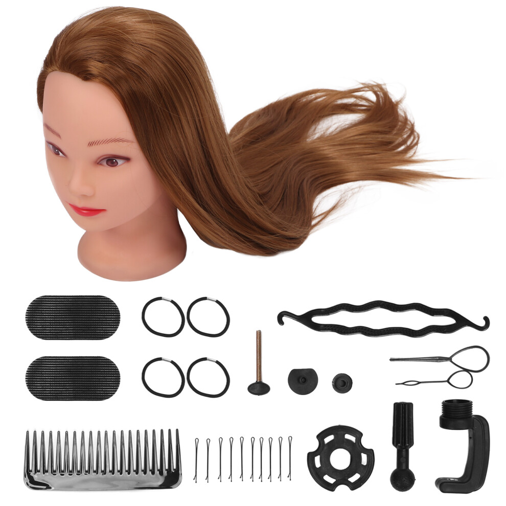 Unisex Hair Mannequin Head Hairdressing Styling Training