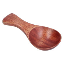 10 Stück Poon Holz Löffel mit kurzem Griff, breiter Mund, für Milchpulver, Gewürze, Küchenhelfer