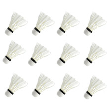 Badminton Shuttlecocks Set 12pcs 414 Outdoor Sports Training Feather Shuttlecocks Durable and High-Quality