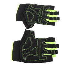 Guanti da vela a 3/4 dita, Nero/Verde/Rosa, S-XL