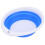 Folding Portable Plastic Rubber Washing Basin 26x23x8cm 13