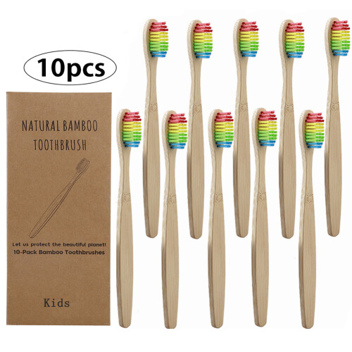 10PCS Toothbrushes Soft Bristle Remove Surface 1