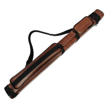 Billard Pool Cue Bag - Travel Pool Cue Case with 4 Compartments, Brown Billiards Accessories for Enthusiasts