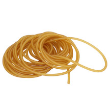 Elastico giallo in lattice, 10 m, Ø interno 2 mm, Ø esterno 5,5 mm