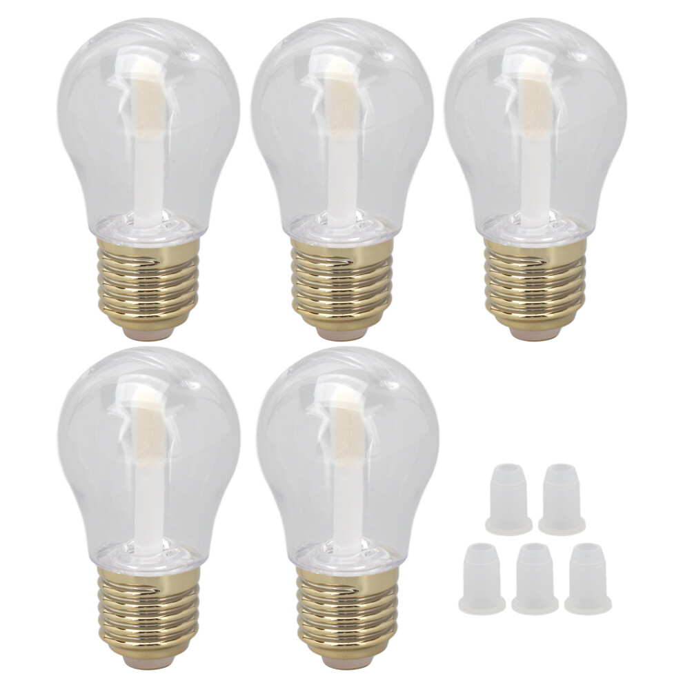 5Pcs Lip Gloss Tubes 6ml Bulb Shaped Empty Lip