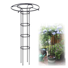Rankgitter for Outdoor Use, 180 cm Vertical Climbing Frame Made of Stainless Steel Material for Wisteria and Vines, Black Plant Stand