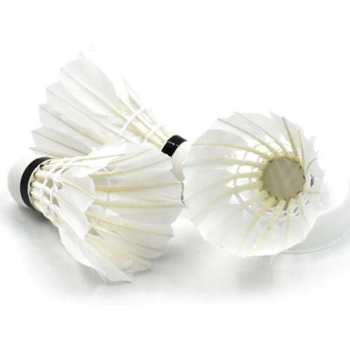 High-Speed Badminton Shuttlecocks 12 Pack, Durable Duck Feather, Stable Flight Performance 1