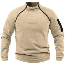 Combat Shirt Tactical XL 01 Khaki with 2-4 Pockets for Men Military Security Outdoor Police German Army Airsoft Paintball Camouflage
