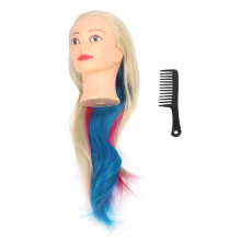 Hair Mannequin Head Colorful Hair Braiding