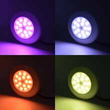 Luce per piscina subacquea RGB 7 W IP68 12.5x12.5x4cm