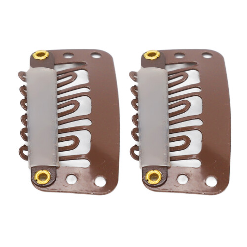 100pcs 6 Teeth Wig Clips 3.2cm U Shape Hair 2
