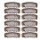 100pcs 6 Teeth Wig Clips 3.2cm U Shape Hair 8