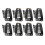 100pcs Hair Extension Clips Multipurpose 38mm 10 3